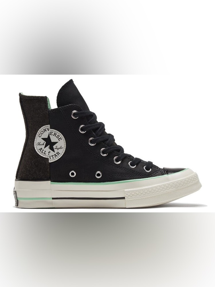 Converse High Top Sneakers - Black With Mint Trim - Box Incld. Women’s Size 10